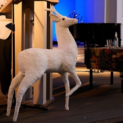 27.-29.9.2024:  Ausstellung von Heike Fischer - Weiße Tierskulpturen